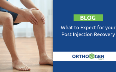 What to Expect for your Post Injection Recovery